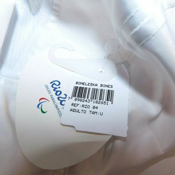2016 Rio Paralympics Womens White Running Hat NEW - Picture 5 of 11